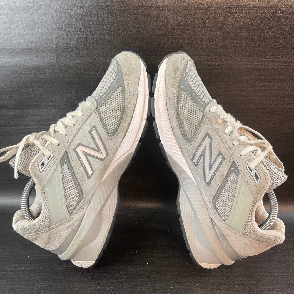New Balance 990v5 Womens size 8.5 Gray Suede Mesh Running Comfort Shoes - Picture 8 of 9